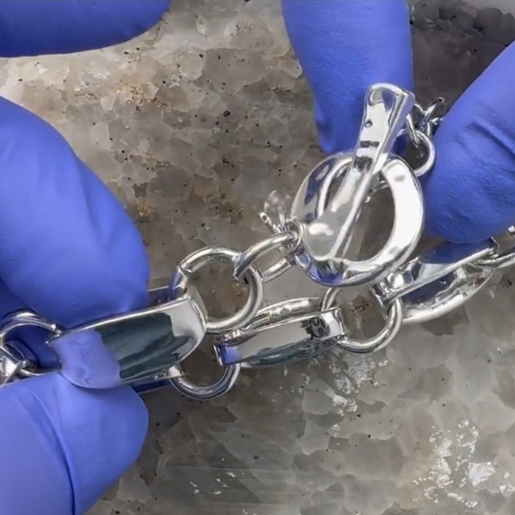 Robert Lee Morris SoHo Silver Plated Bracelet - Picture 5 of 9